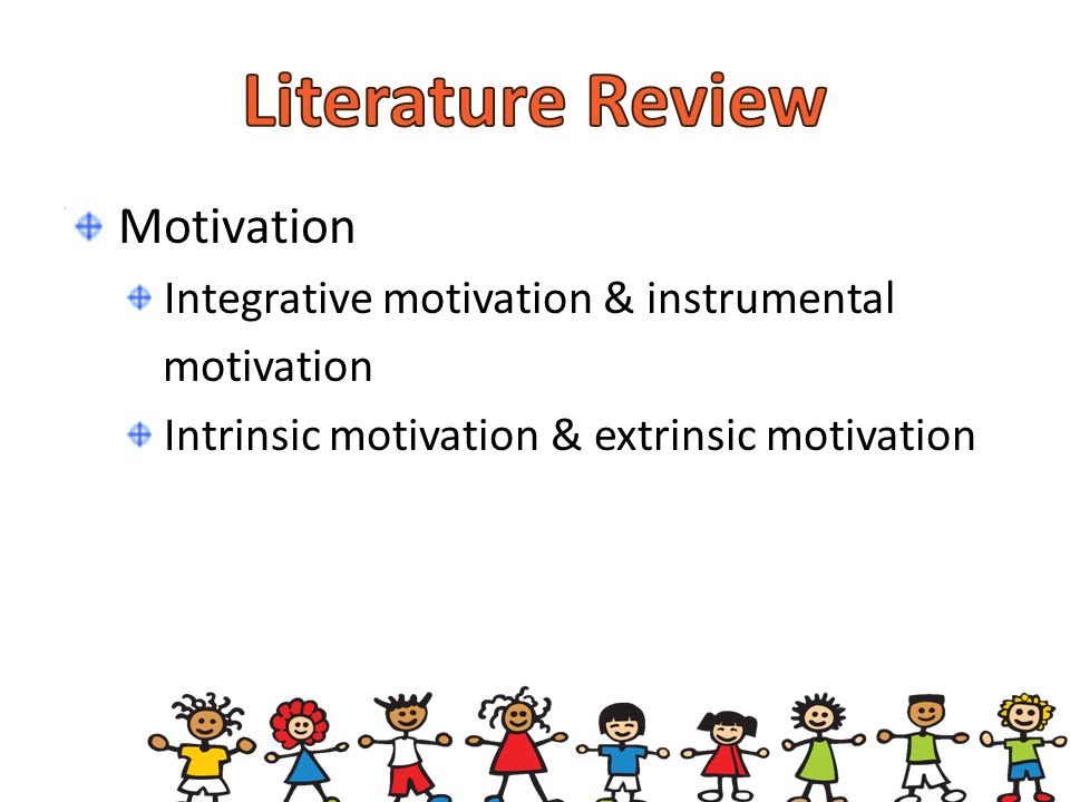 literature review motivation students